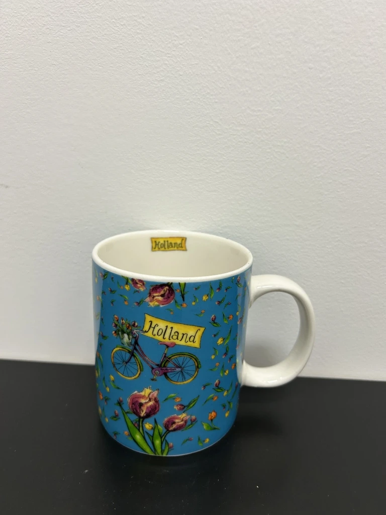 Mug - Holland - Bicycle & Tulips 3 ass't