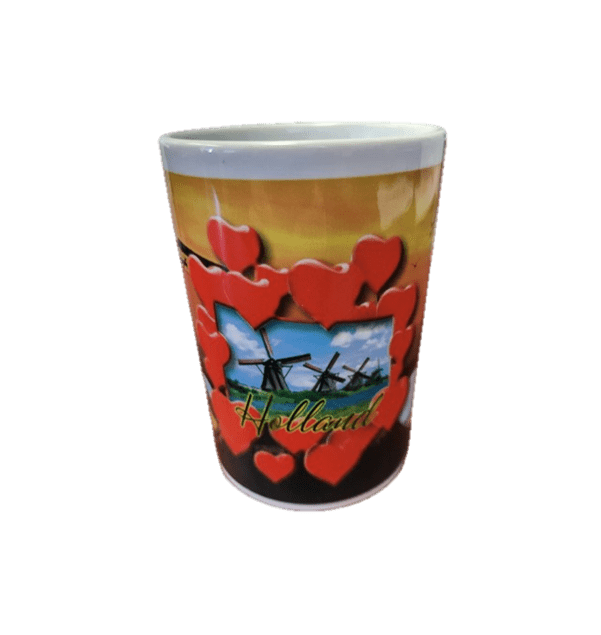 Mug - Holland - Collage with Hearts (Disc)