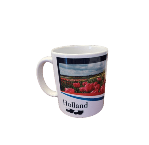 Mug - Holland - Tulips & Flags (Disc)