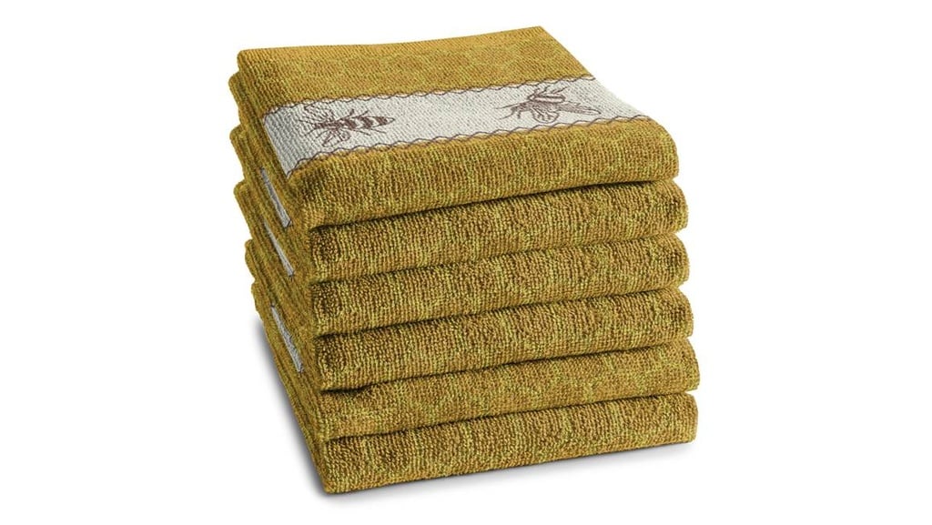 DDDDD - Hand Towel - Bees Ochre