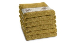 [XAH96824] DDDDD - Hand Towel - Bees Ochre