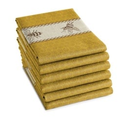 [XAT96823] DDDDD - Tea Towel - Bees Ochre