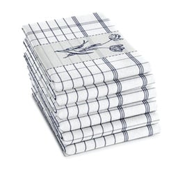 [XAT96875] DDDDD - Tea Towel - Lisse Blue