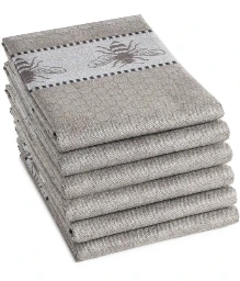 [XAT90017] DDDDD - Tea Towel - Honey Grey