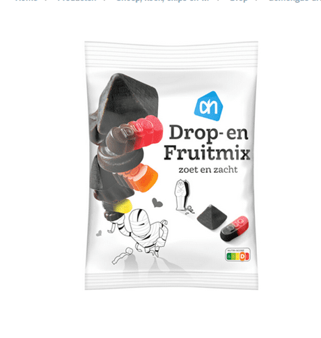 AH Licorice & Fruit Mix *GF* 400g