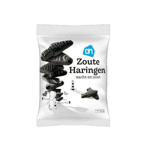 AH Soft Salty Licorice Herring 350g