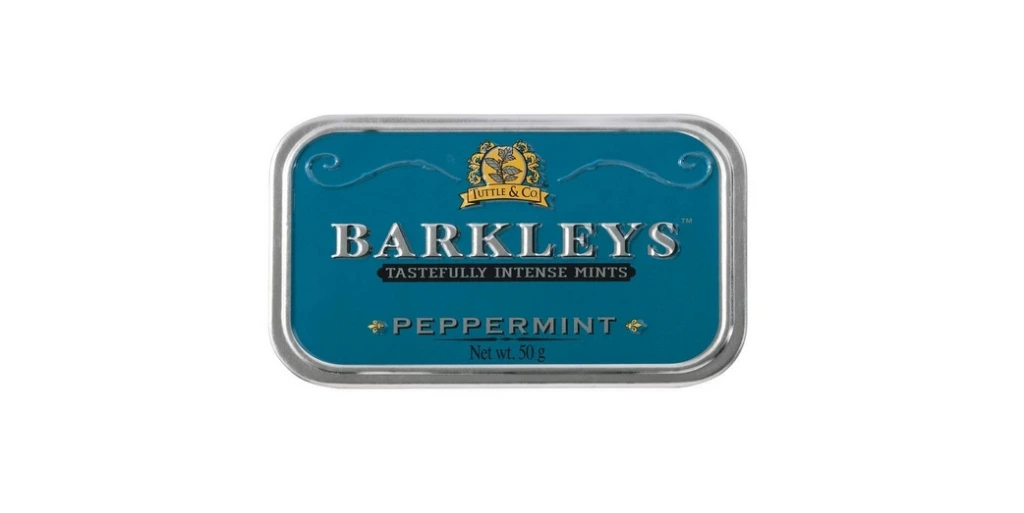 Barkleys Intense Peppermint Mints 50g