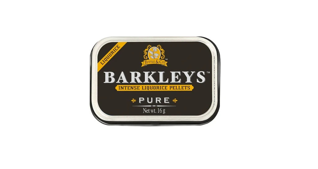 Barkleys Intense Pure Liquorice Pellets 16g