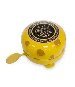 Bicycle Bell - "Holland Cheese" - Yellow