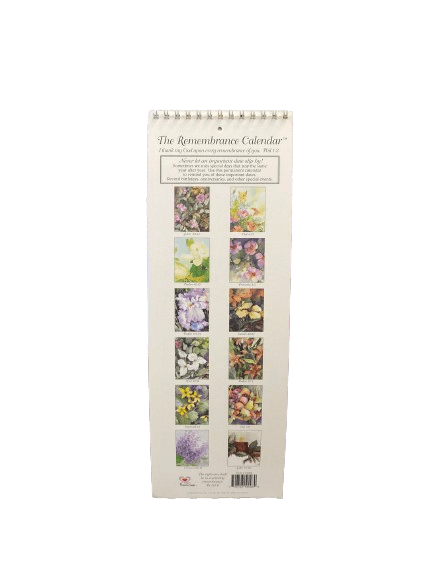Birthday Calendar - A Year in Floral
