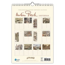 [XXH3007] Birthday Calendar - Anton Pieck - Amsterdam in Winter