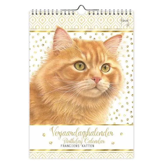 Birthday Calendar - Francien's - Cats Ginger