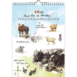 [XXH3023] Birthday Calendar - Rien Poortvliet - Farm Life