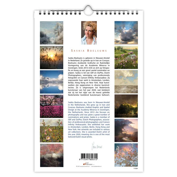 [XXH3028] Birthday Calendar - Saskia Boelsums - Stillness