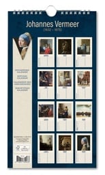 [XXH3030] Birthday Calendar - Vermeer - Girl with a Pearl Earring