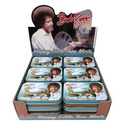 [CP763] Boston America Candy Displays - Bob Ross - Happy Little Tree - Mints