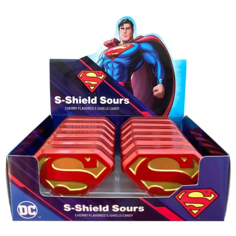 Boston America Candy Displays - Superman Shield - Sours
