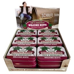[CP778] Boston America Candy Displays - The Office - Shrute Farms - Mints