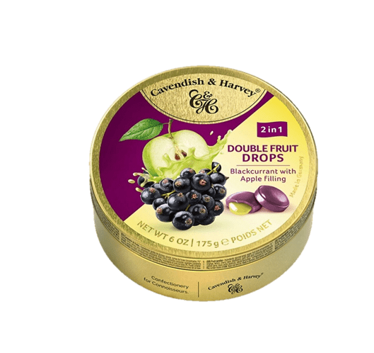 Cavendish & Harvey Blackcurrant-Apple Filled Drops 175g