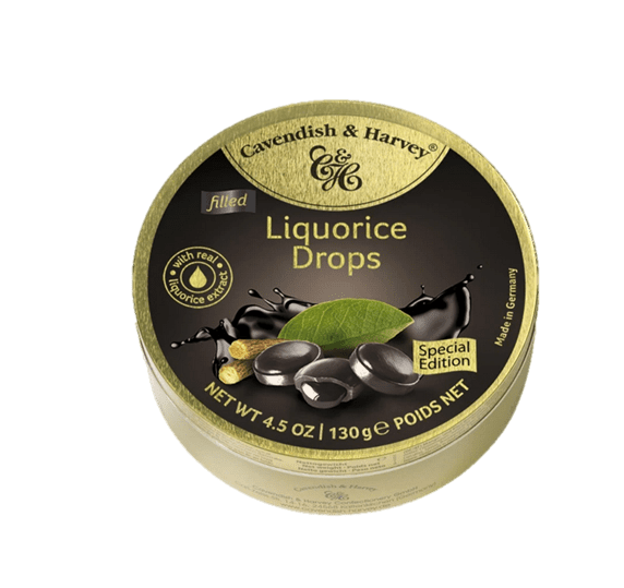Cavendish & Harvey Licorice Filled Drops 130g