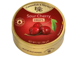 [CP721] Cavendish & Harvey Sour Cherry Drops 200g