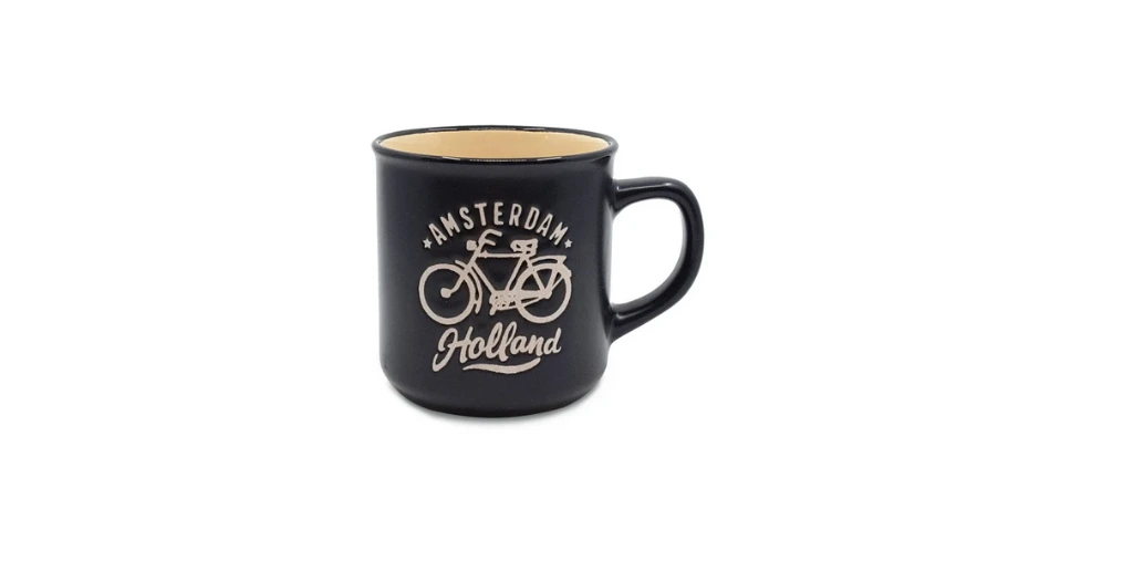Mug - Camp - "Amsterdam" - Black