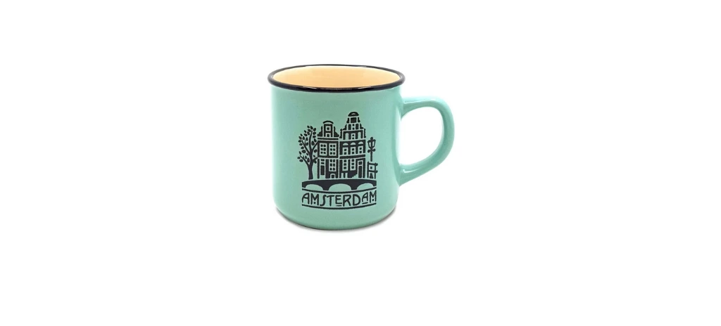 Mug - Camp - "Amsterdam" - Teal