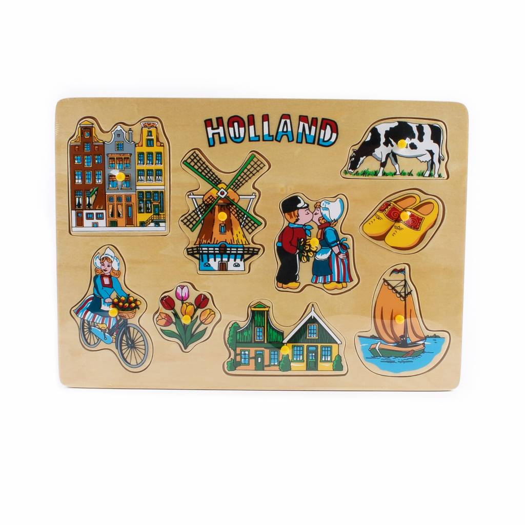 Children's Toys - Puzzle - Wooden Kissing Couple