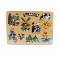 [XBG3003] Children's Toys - Puzzle - Wooden Kissing Couple