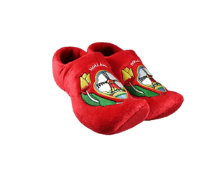 Wooden Shoe Slippers Pair - Red Mill 16-19