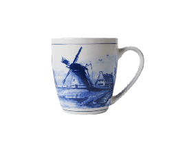 [XXH2011] Mug - Coffee - Delfts Blue - Windmill