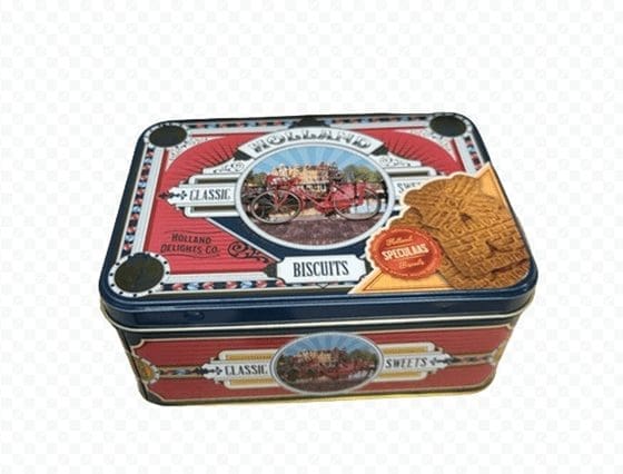 Tin - Cookie - Bicycle - Red/Black