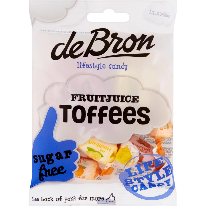 DeBron Fruit Toffees *SF & GF* 90g