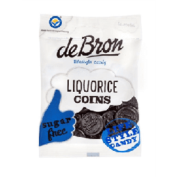 [LP830] DeBron Licorice Coins *SF* 100g