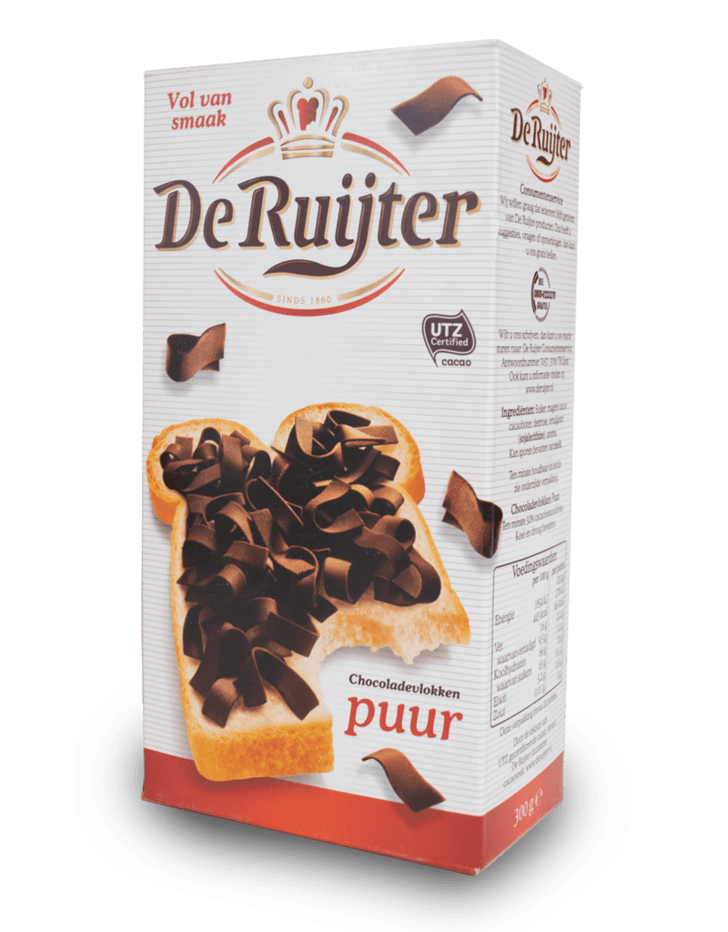 De Ruijter Dark Chocolate Flakes 200g