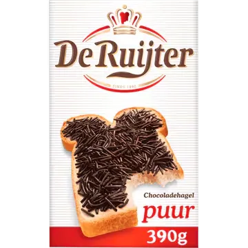 De Ruijter Dark Chocolate Hail 390g