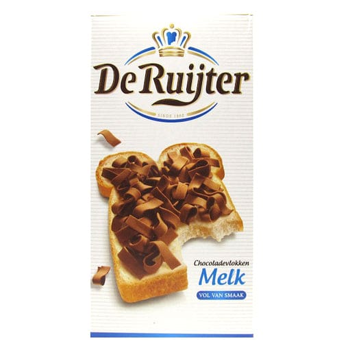 De Ruijter Milk Chocolate Flakes 200g