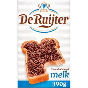 De Ruijter Milk Chocolate Hail 390g