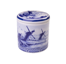 [XXG3013] Canister - Delfts Blue - Windmill