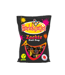 [LP842] Harlekijntjes Soft Fruit Licorice 300g