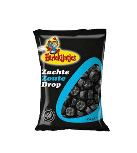 Harlekijntjes Soft Salty Licorice 300g
