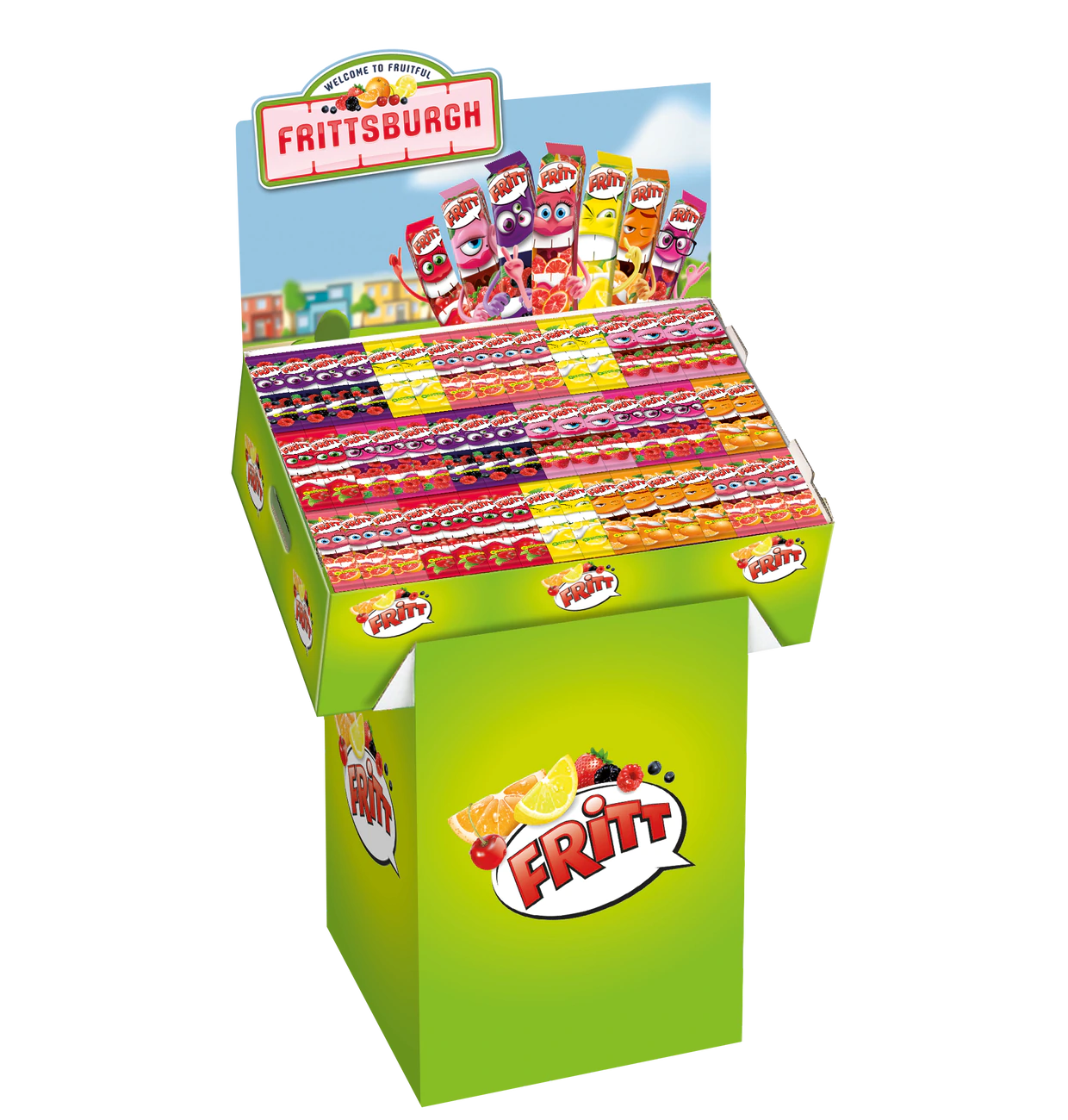 [CP502] Fritt Fruit Toffees 70g - Large Display