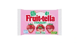 [CR0244] Fruittella Strawberry Rolls 4-pk 164g