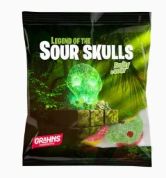 [CP860] Grahns Sour Skulls 60g