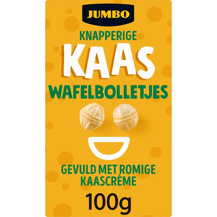 Jumbo Cheese Waffle Balls 100g
