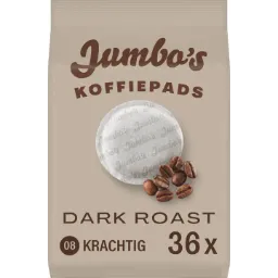 [HD2001] Jumbo's Dark Roast Coffee Pads 36pc 252g