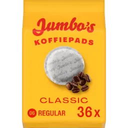 [HD2000] Jumbo's Classic Coffee Pads 36pc 252g