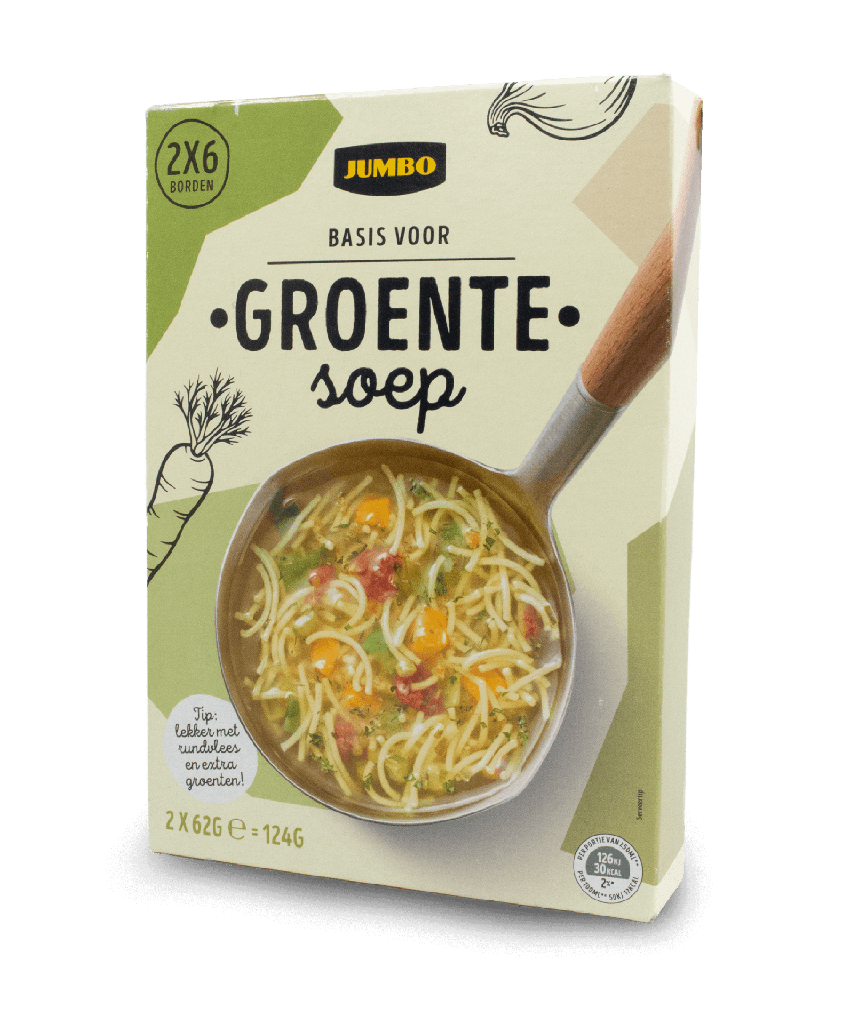 Jumbo Vegetable Soup Mix 124g