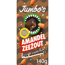 [CH1450] Jumbo's (Tony's) Dark Chocolate w/ Almond & Sea Salt 140g