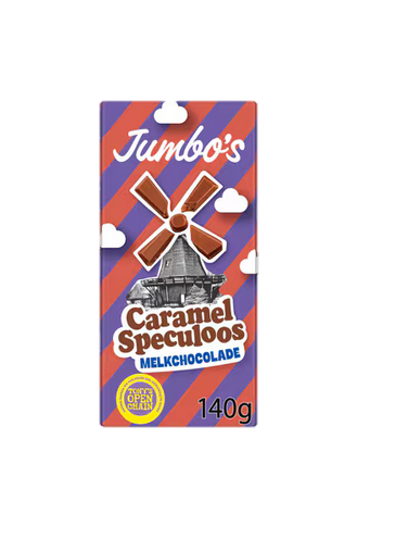 Jumbo's (Tony's) Milk Chocolate w/ Caramel & Speculoos 140g